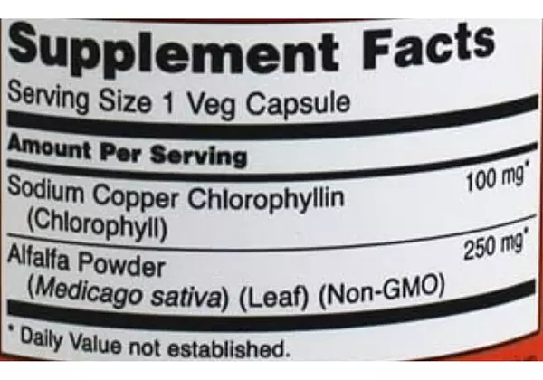 Salud y Equipamiento Médico - Clorofila 90 Cap 100mg Now Food 2