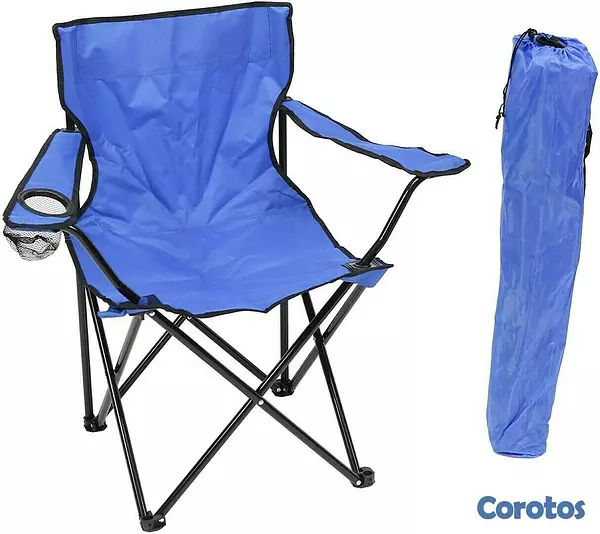 herramientas, jardines y exterior - Silla plegable de exterior con portavasos ideal para playa, camping, etc. OFERTA 3