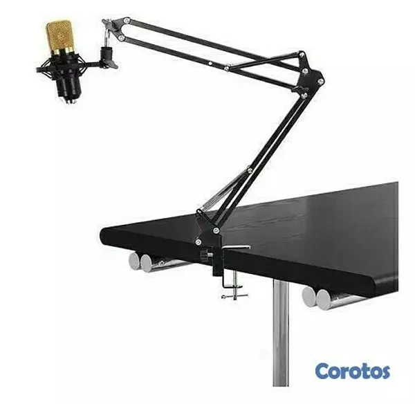 camaras y audio - Kit de microfono condensador bm800 con pedestal de mesa 5