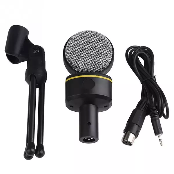accesorios para electronica - Microfono Con Condensador De Estudio Con Trípode Profesional USB PLUG  3