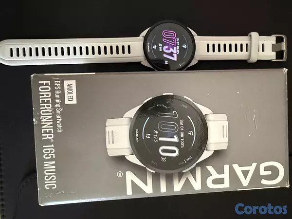 joyas, relojes y accesorios - Vendo Garmin Forerunner 165 Music - Color Blanco - 5