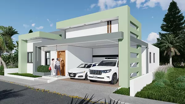 casas - casa nueva y económica en puerto plata  4
