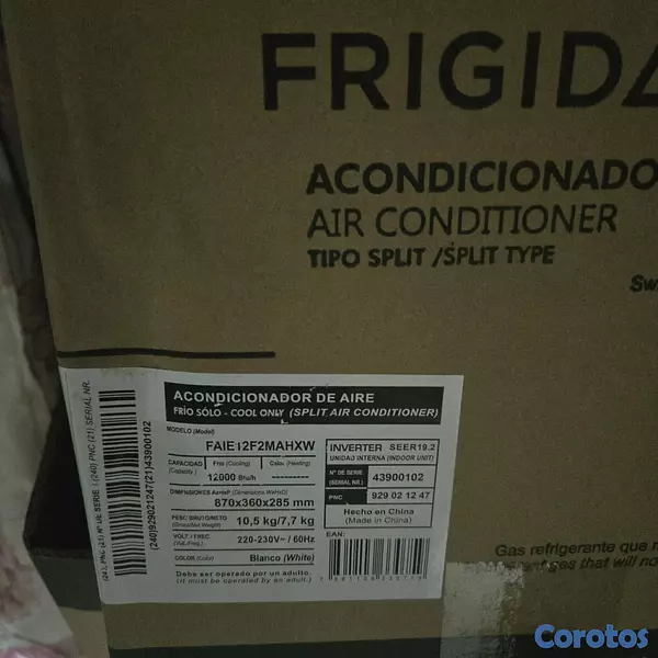 electrodomesticos - Aire acondicionado inverter 12 mil btu 6