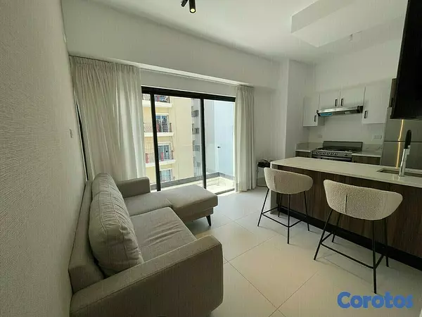 apartamentos - Vendo En Serralles Piso 5 Nuevo Amueblado Full de 1 Habitación
CODIGO PD232  7