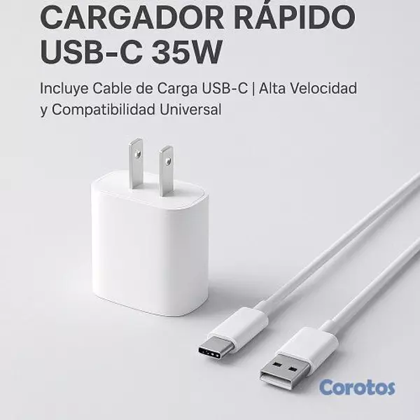 celulares y tabletas - Cargador iPhone Lightning 20W Con Cable Incluido 2