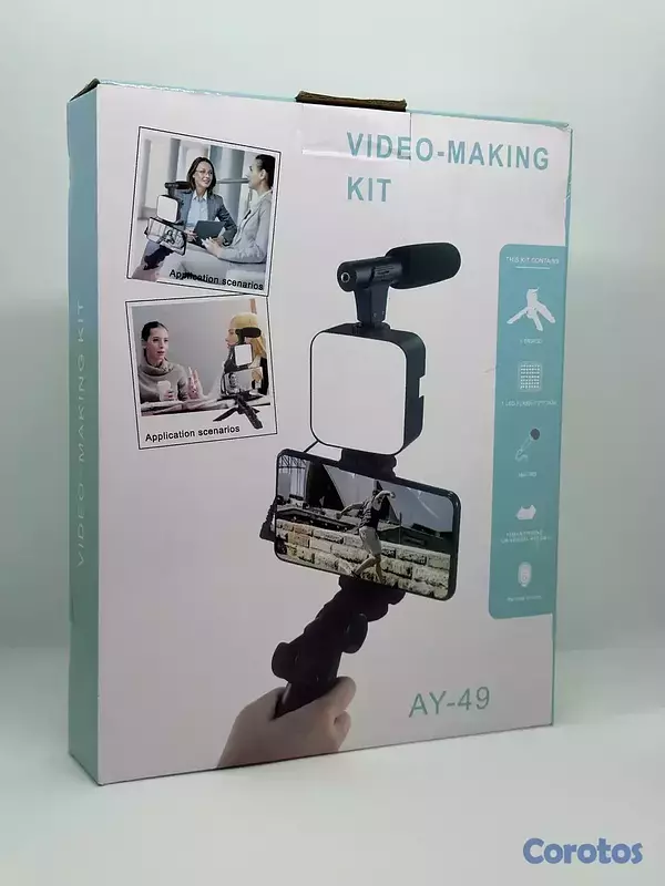 camaras y audio - Kit Profesional para Crear Videos AY-49 con Micróf 1