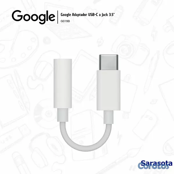 accesorios para electronica - Google Adaptador USB-C a Jack 3.5 Audio 2