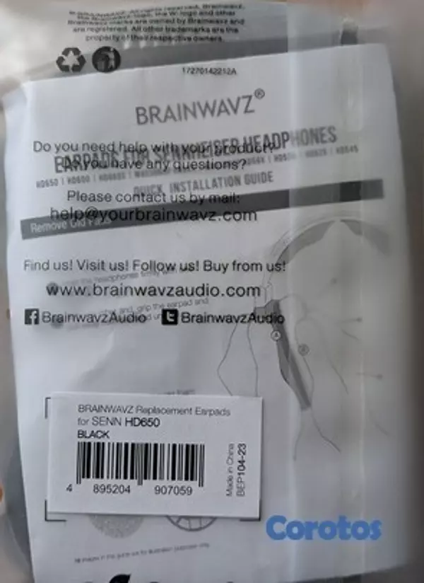camaras y audio - Almohadillas Dekoni & Brainwavz Sennheiser HD600 s 5