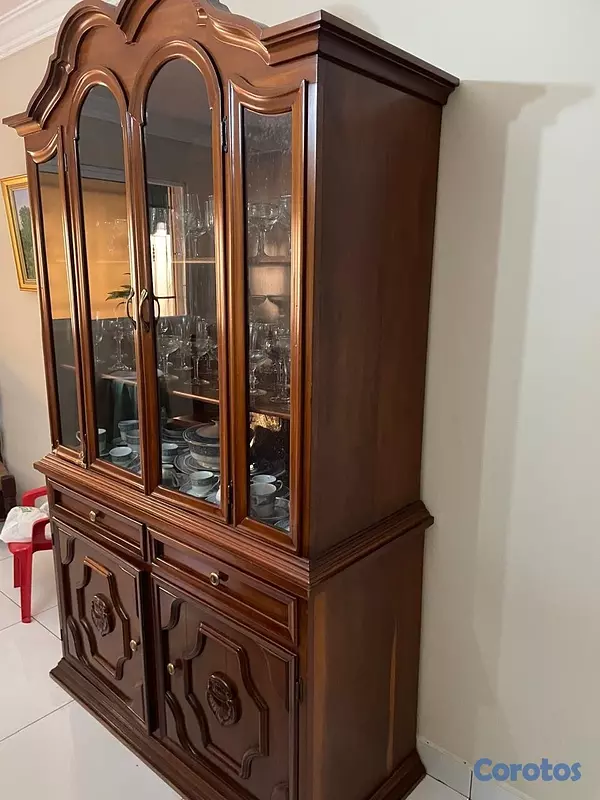 muebles y colchones - Vitrina en Caoba 2
