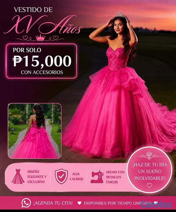 ropa para mujer - vestido de 15 años 4