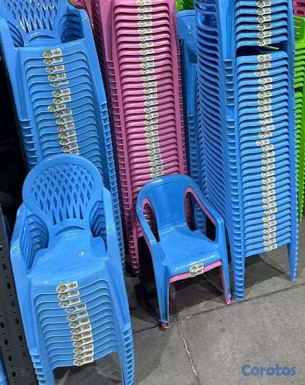 muebles y colchones - SILLAS PLASTICAS DE NIÑOS 
