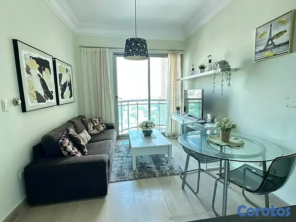 apartamentos - Apartamento amueblado en alquiler de 1 habitacion  1