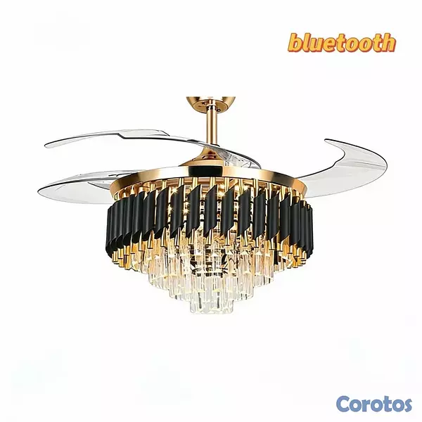 decoración y accesorios - Lampara con abanico de lujos  11