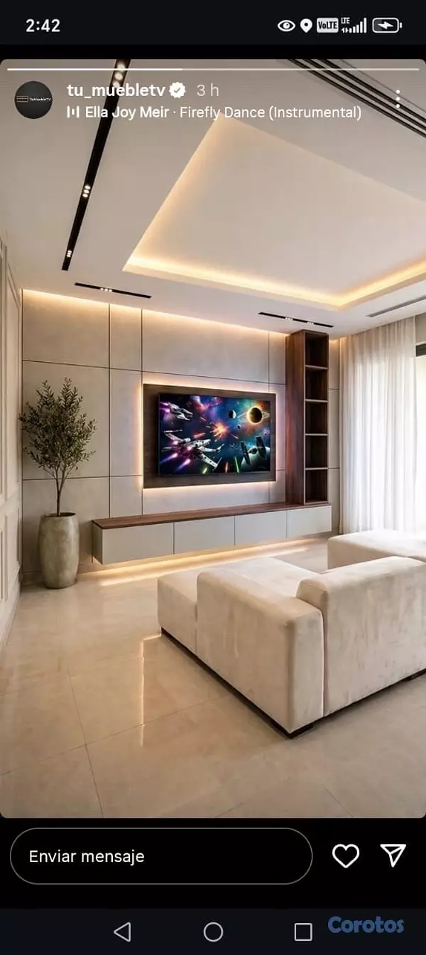 decoración y accesorios - Muebles de TV, Closet, Mesitas de noche, repisas flotantes, espejos, paneles etc 14