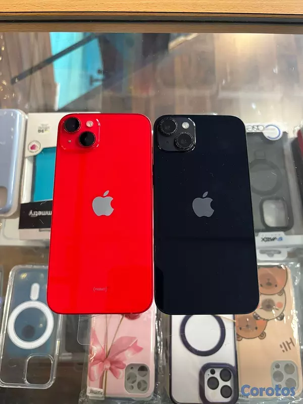 celulares y tabletas - iphone 14 plus azul rojo 128 GB Desbloqueado.**Som 2