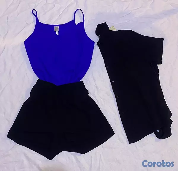 ropa para mujer - Conjunto corto de 2 piezas 3
