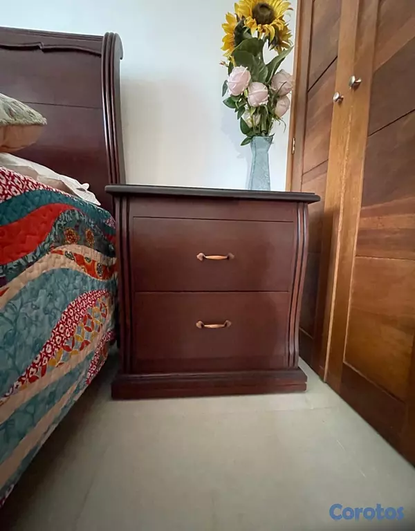 muebles y colchones - Juego de dormitorio de 60” en caoba 3