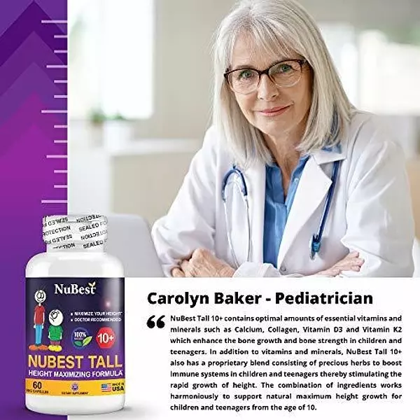 Salud y Equipamiento Médico - Formula De Crecimiento De Altura - Nubest Tall 10+- X60 Und 5