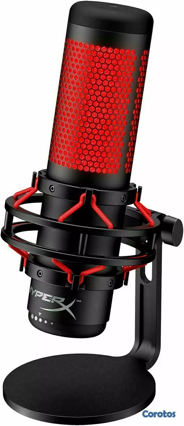 consolas y videojuegos - HyperX QuadCast - Micrófono de condensador USB  6