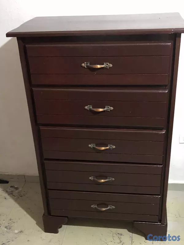muebles y colchones - Biuro 5 Gavetas  en madera 6