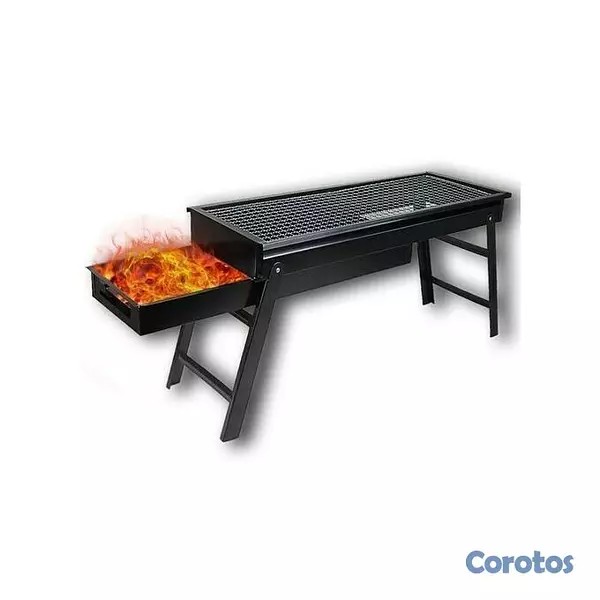 cocina - BBQ portatil, barbecue - parrilla de carbón portátil 2