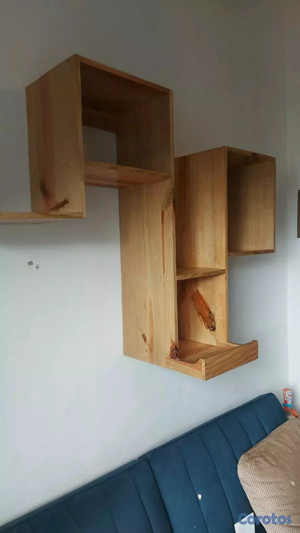 muebles y colchones - Librero con reposa bicicleta 3