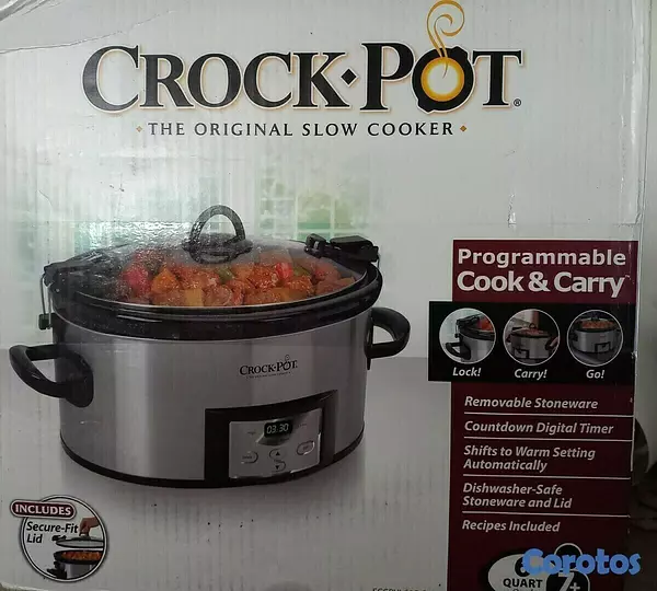cocina - LA ORIGINAL OLLA DE COCIDO LENTO, MARCA CROCK POT DE 6 LITROS. 1