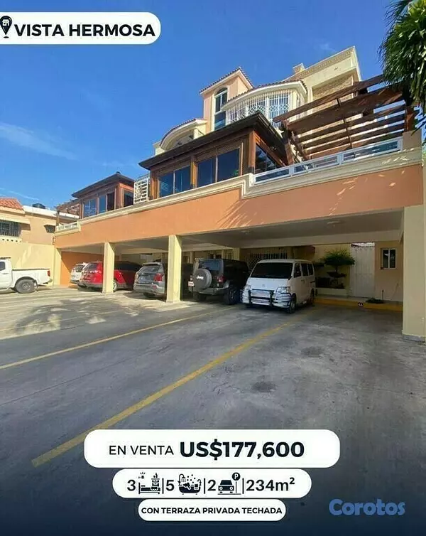 apartamentos - VENDO HERMOSO Y AMPLIO APARTAMENTO, VISTA HERMOSA 3