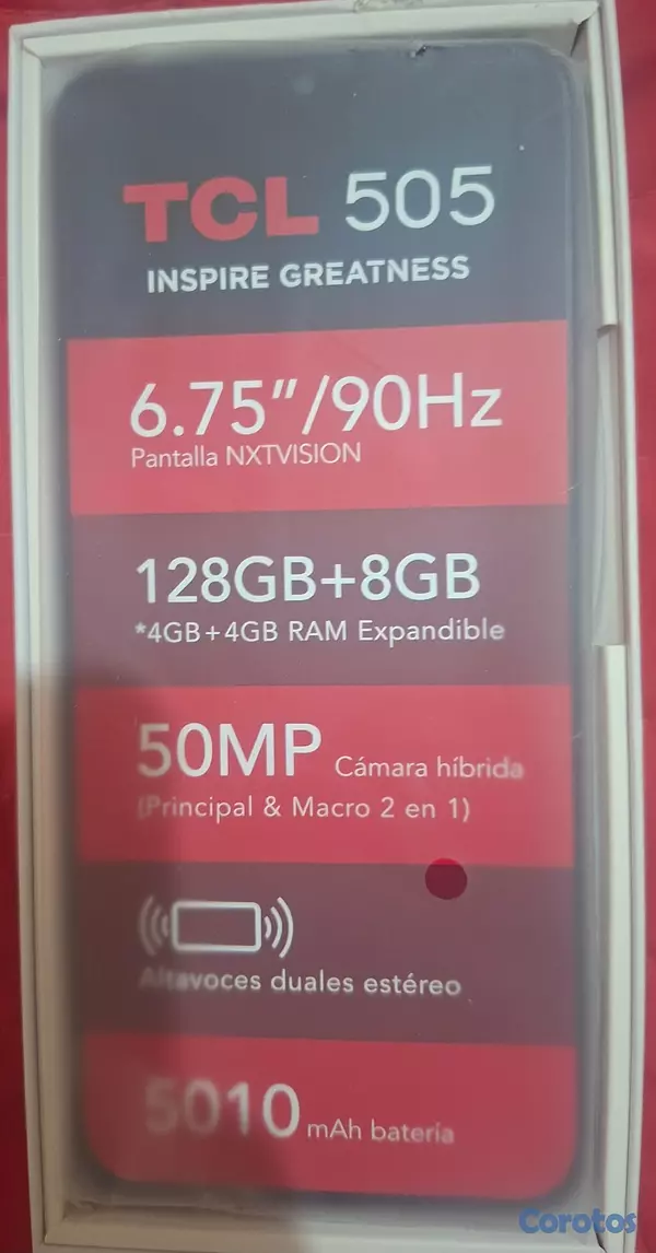 celulares y tabletas - Vendo TCL 505 2