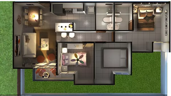 apartamentos - PROYECTO DE APARTAMENTOS 3 HABITACIONES-AUTOPISTA LAS AMERICAS 9