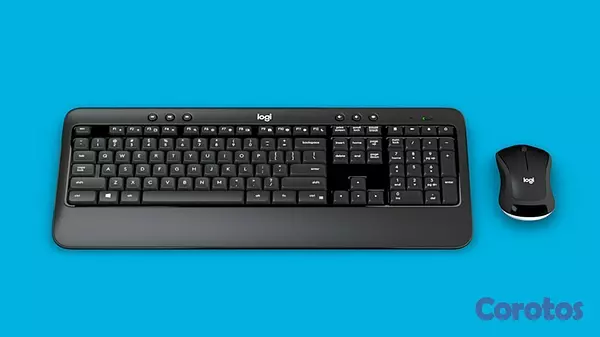 computadoras y laptops - TECLADO MOUSE LOGITECH MK540 USB WIRELESS RECEIVER 2.4GHZ WIRELESS, 10M RANGE, 