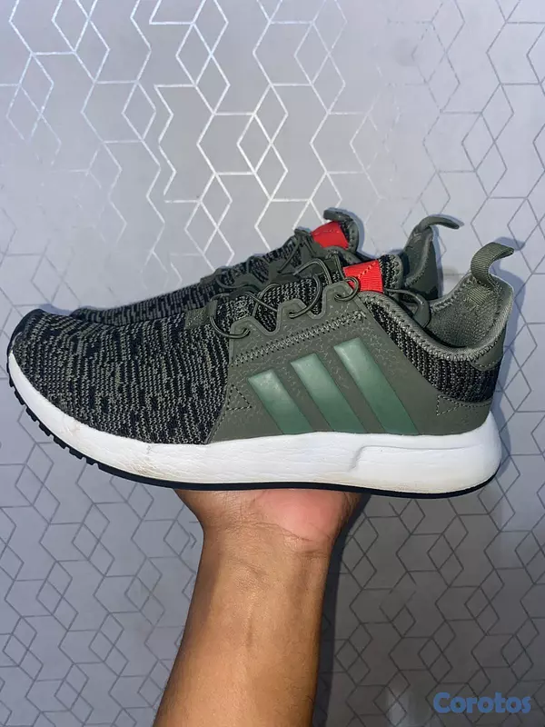 zapatos para hombre - Tenis Adidas originales – verde/negro estilo runni 4