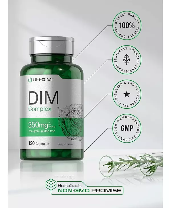 Salud y Equipamiento Médico - Suplemento De Complejo Dim 350 Mg 120 Cápsulas 5