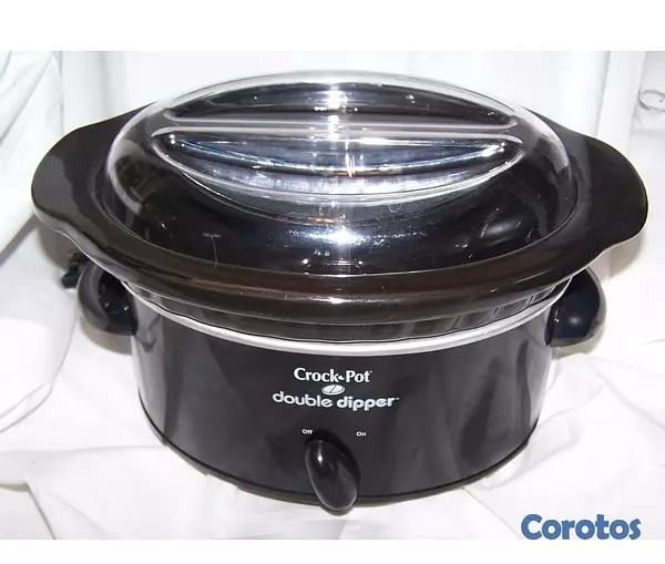 electrodomesticos - Olla de cocción lenta la original Crock-Pot Double Dipper 3
