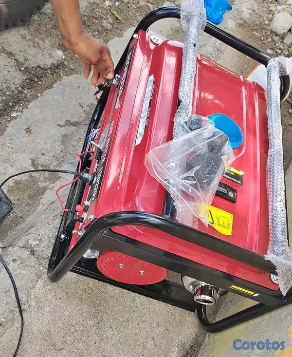 negocios en venta - planta eléctrica de 4.5 kw honde de gasolina encendida pir halon y por llave  5