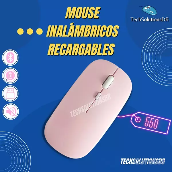 computadoras y laptops - Mouse Inalámbrico Recargable 1
