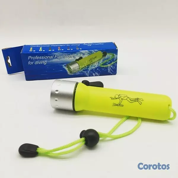 Artículos Deportivos - Linterna foco de buceo sumergible waterproof bajo el agua LUZ LED BRILLANTE 1