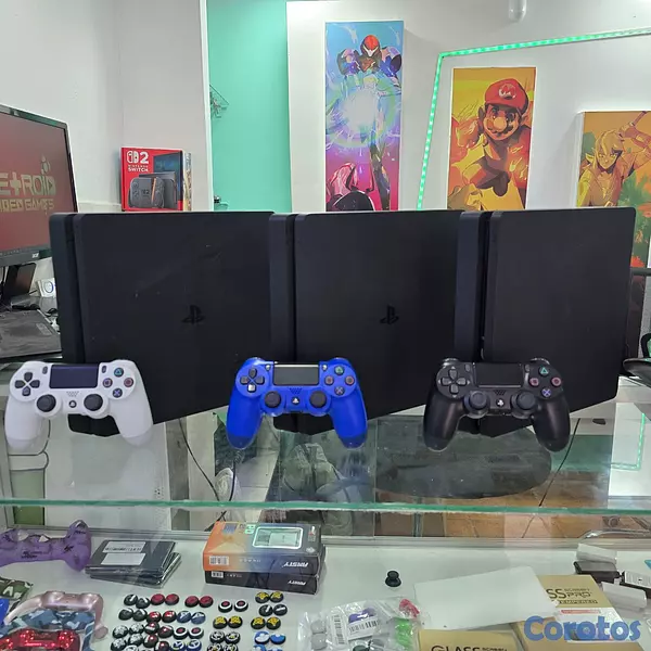 consolas y videojuegos - Oferta Playstation 4 slim usados 2