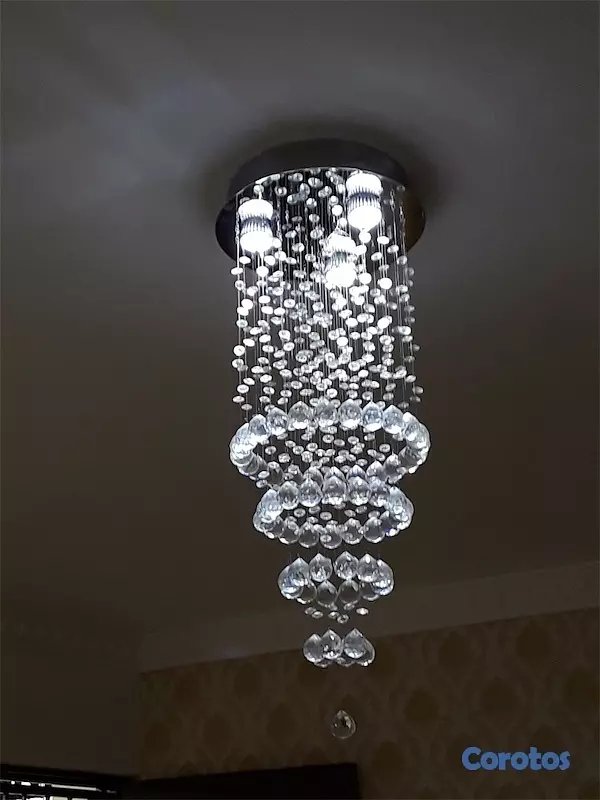 decoración y accesorios - Dos lamparas en cristales  1