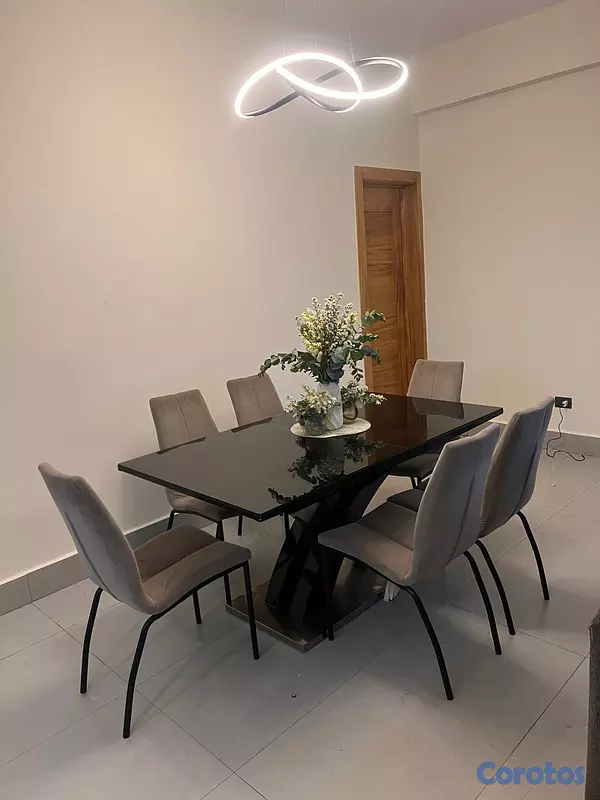 decoración y accesorios - Comedor de 8 sillas en venta – Usado como nuevo 1