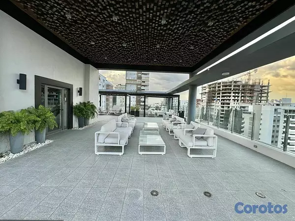 apartamentos - Alquilo apartamento amueblado en Piantini  10