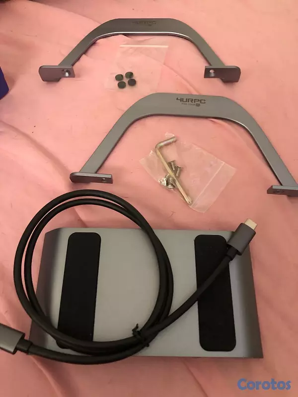 computadoras y laptops - Base de conexión con soporte USB-C para laptop  2