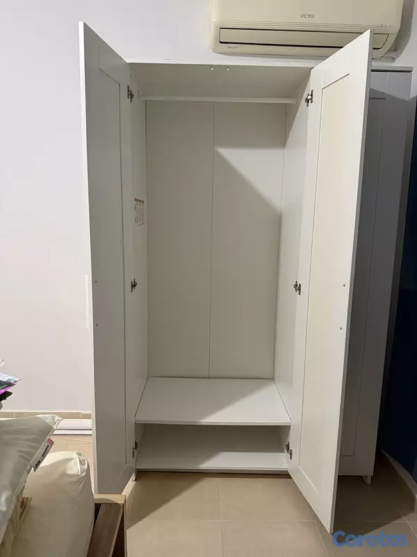 decoración y accesorios - Closet IKEA blanco con espejo – Buen estado 2
