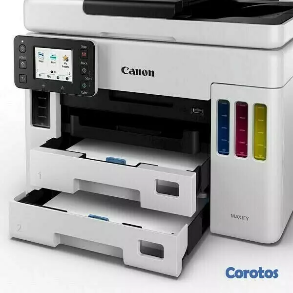 impresoras y scanners - MULTIFUNCIONAL CANON GX7010 MAXIFY, SISTEMA TINTA CONTINUA DE FABRICA , COLOR 4