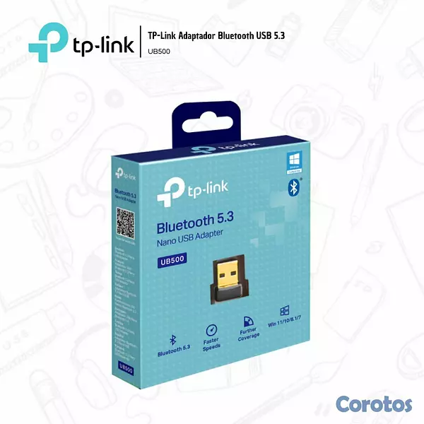 accesorios para electronica - TP-Link Adaptador Bluetooth USB 5.3 UB500 3