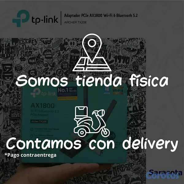 accesorios para electronica - TP-Link Tarjeta Wifi PCIe Archer TX20E 4