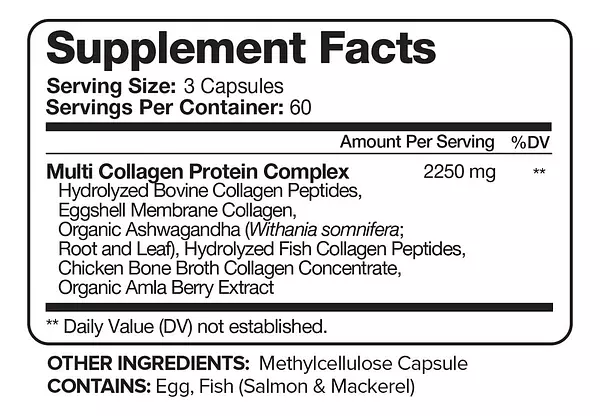 Salud y Equipamiento Médico - Colageno Nutrivein 180 Caps - Unidad 2