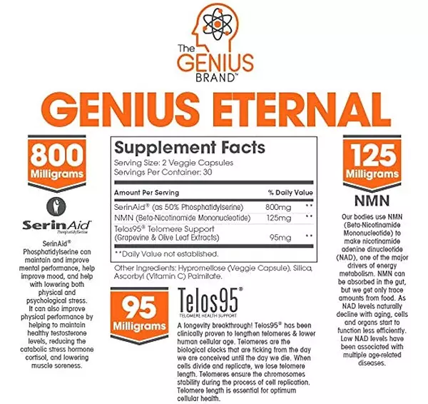 Salud y Equipamiento Médico - Nad Nmn Supplement - Cápsulas De Telómero Antienvejecimiento 2