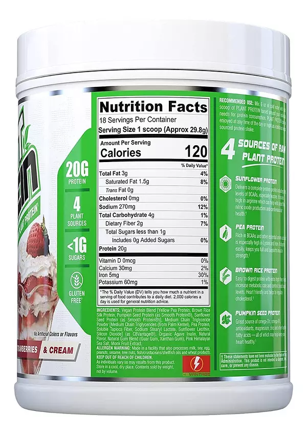 Salud y Equipamiento Médico - Proteina Vegana 594g Fresas - G A $496 - G A $522 2