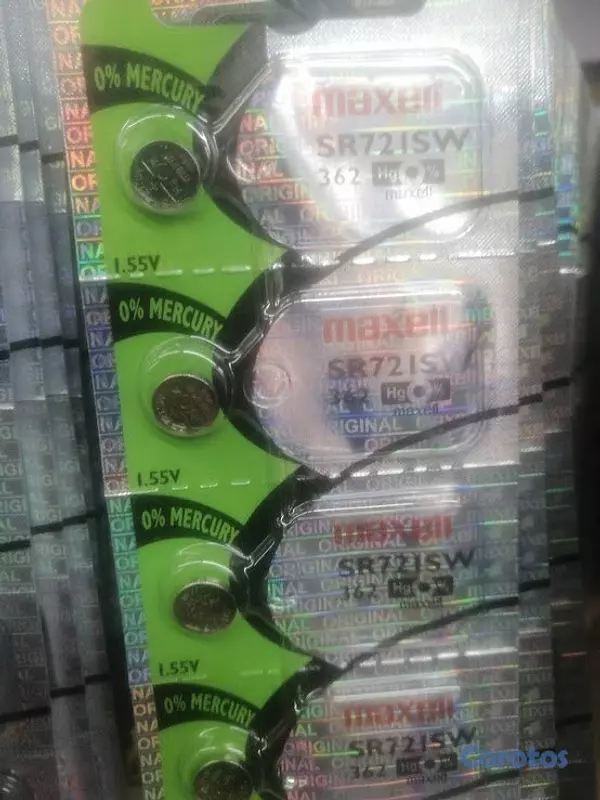 accesorios para electronica - Cajas pilas 377 371 y mas de marca Maxell original 8